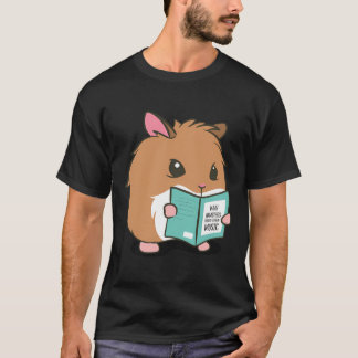 Camiseta Hamster Aprende Música Engraçado Rodent