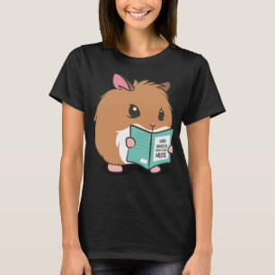 Camiseta Hamster Aprende Música Engraçado Rodent