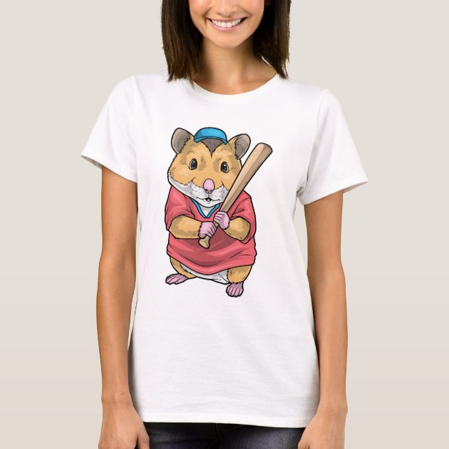 Camiseta Hamster Baseball Bbat Esportes (Frente)