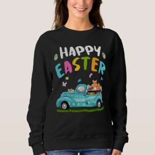 Camiseta Hamster Bonito Com Coelhinhos De Ovo Caça De Ovos