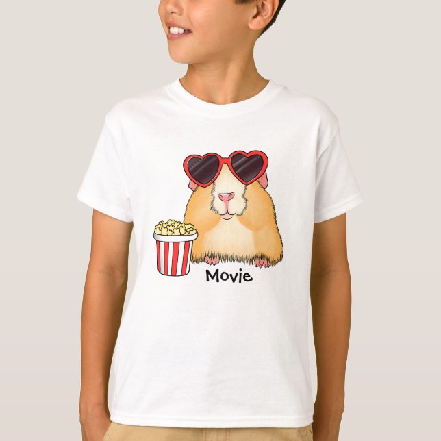 Camiseta Hamster bonito. Fã de filmes. Amante de Hamster (Frente)
