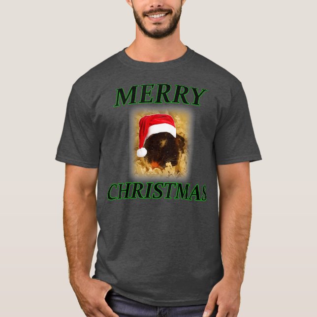 Camiseta Hamster Christmas (Frente)