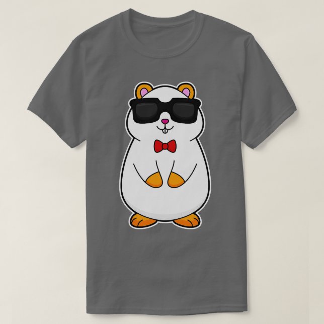 Camiseta Hamster com Arco de óculos Sungas (Frente do Design)