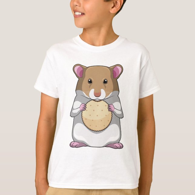 Camiseta Hamster com Biscuit (Frente)