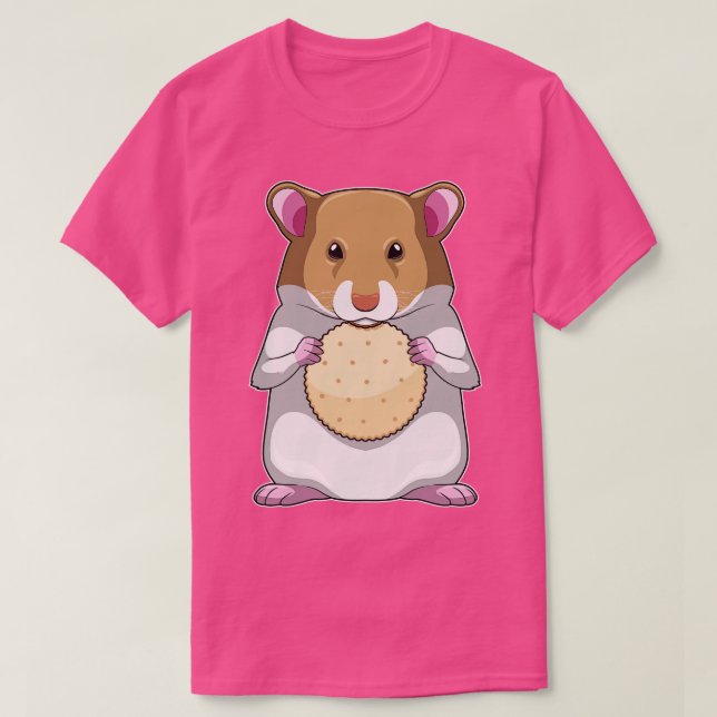 Camiseta Hamster com Biscuit (Frente do Design)