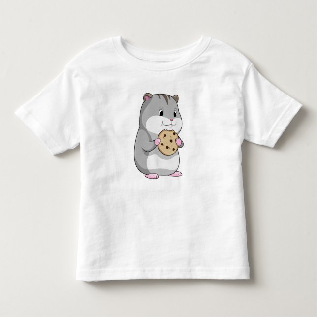 Camiseta Hamster com Cookie (Frente)