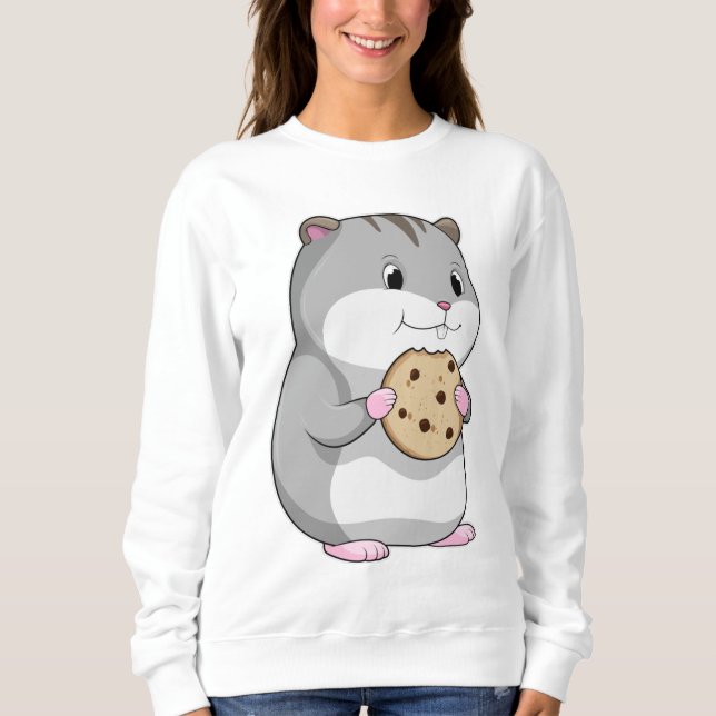 Camiseta Hamster com Cookie (Frente)