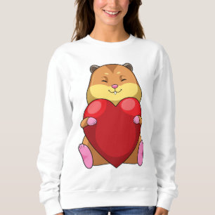 Camiseta Hamster com Coração