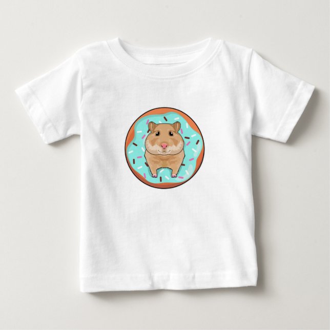Camiseta Hamster com Donut (Frente)