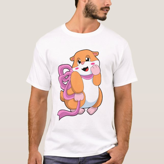 Camiseta Hamster com Faixa de Opções (Frente)