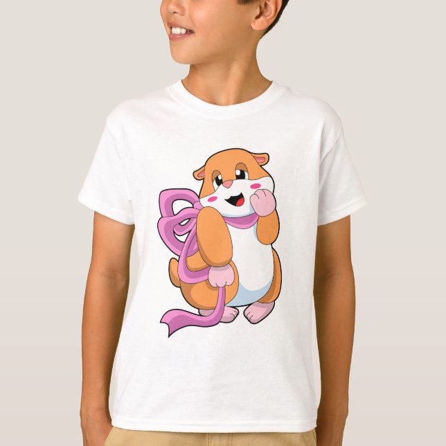 Camiseta Hamster com Faixa de Opções (Frente)