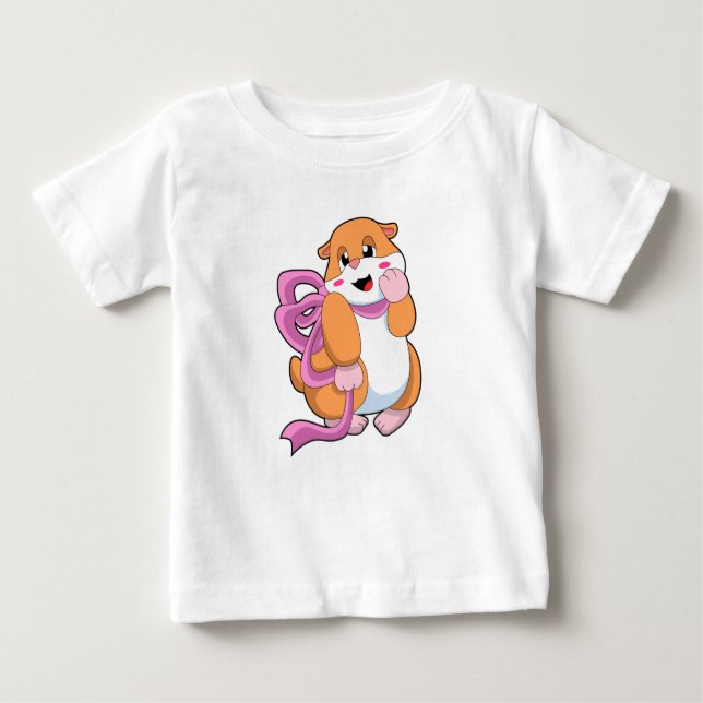 Camiseta Hamster com Faixa de Opções (Frente)