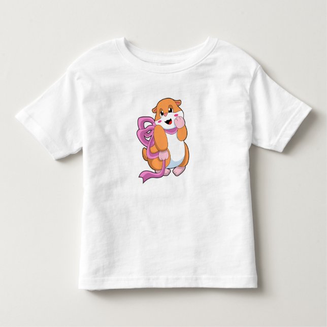 Camiseta Hamster com Faixa de Opções (Frente)