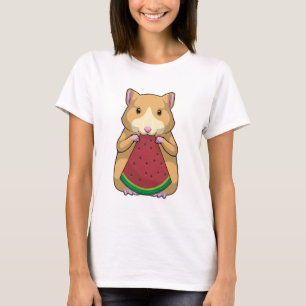 Camiseta Hamster com Melancia
