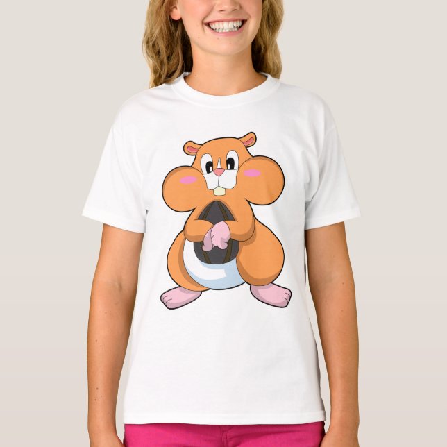 Camiseta Hamster com Noz (Frente)
