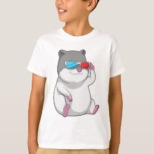 Camiseta Hamster com Óculos