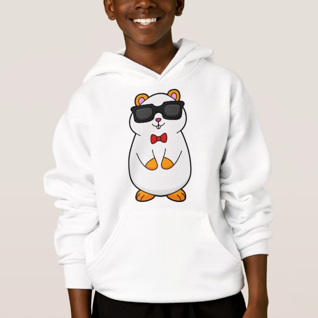 Camiseta Hamster com óculos de sol e Arco (Frente)