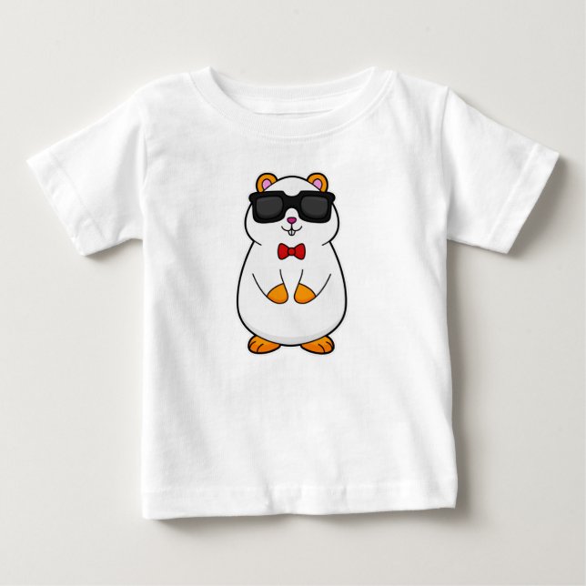 Camiseta Hamster com óculos de sol e Arco (Frente)