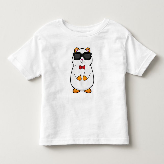 Camiseta Hamster com óculos de sol e Arco (Frente)
