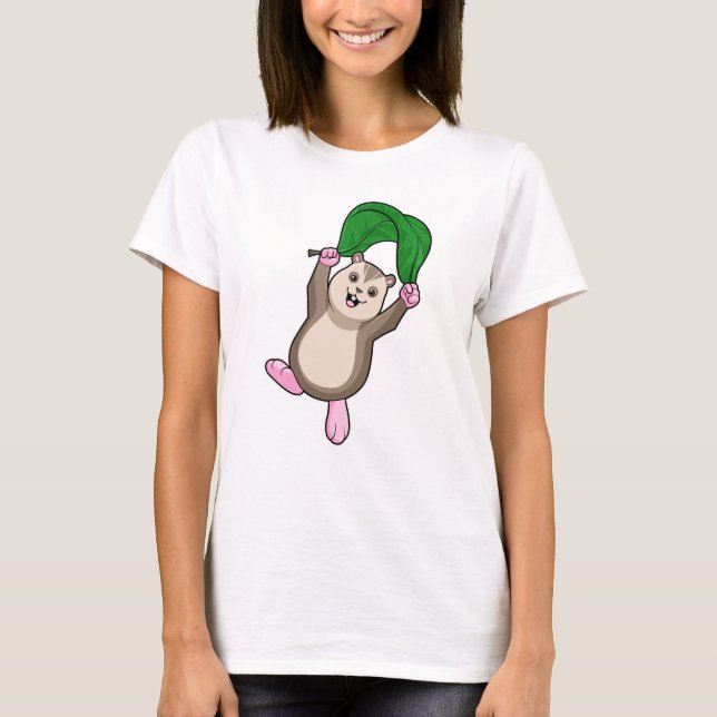 Camiseta Hamster com Paraquedas (Frente)