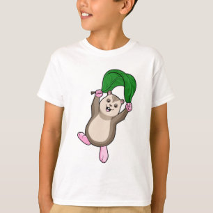 Camiseta Hamster com Paraquedas
