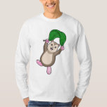 Camiseta Hamster com Paraquedas<br><div class="desc">Este design é o presente perfeito para um aniversário,  Natal e outras celebrações. É adequado para mulheres,  homens e crianças.</div>