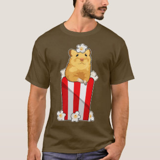 Camiseta Hamster com pipoca