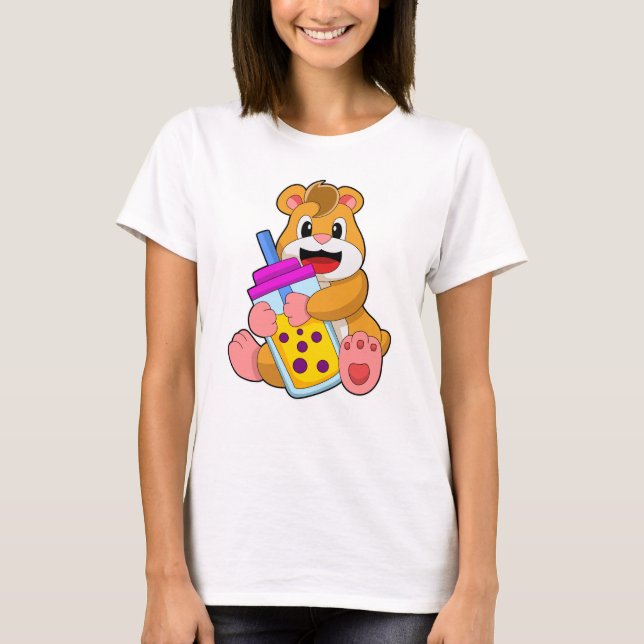Camiseta Hamster com Sumo de Bebê (Frente)