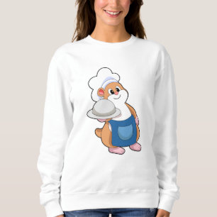 Camiseta Hamster como Cook com Púltimo
