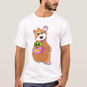 Camiseta Hamster como Estudante com Backpack.PNG