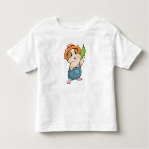 Camiseta Hamster como fazendeiro com abobrinha