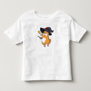 Camiseta Hamster como Feiticeiro com varinha mágica