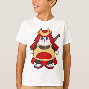 Camiseta Hamster como Guerreiro com Armor