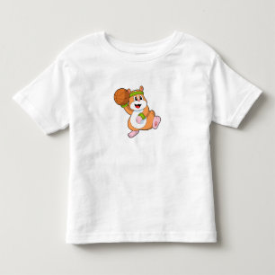 Camiseta Hamster como jogador de basquetebol