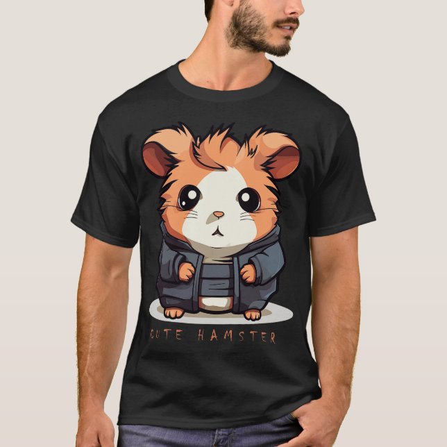 Camiseta Hamster Cortado 1 (Frente)