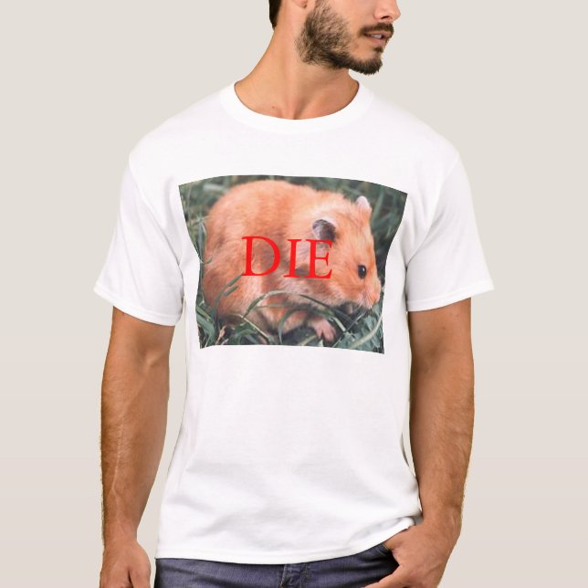 Camiseta Hamster da ameaça de morte (Frente)