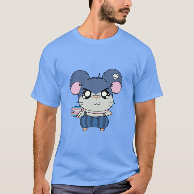 Camiseta Hamster de Apoio Trans (Frente)