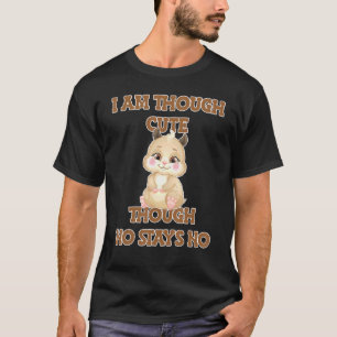 Camiseta Hamster de Hamster de Açúcar Cortado Rodent Burrow