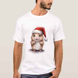 Camiseta Hamster de Natal