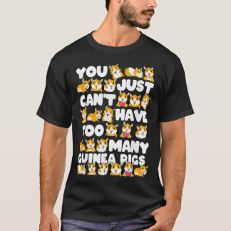 Camiseta Hamster De Presente De Suíno De excelente Colorido