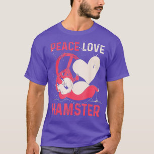 Camiseta Hamster do Amor pela Paz