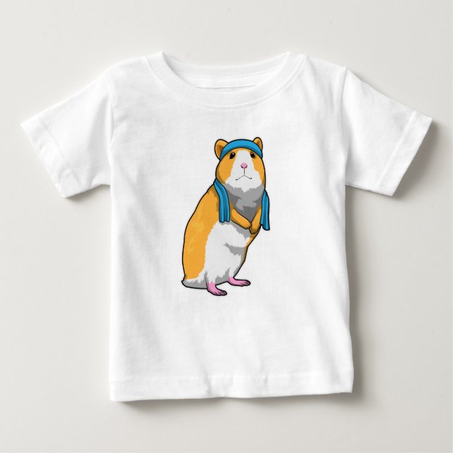 Camiseta Hamster em Malhação com Toalha (Frente)