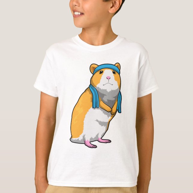 Camiseta Hamster em Malhação com Toalha (Frente)