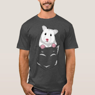 Camiseta Hamster Gift-Gift-Hamster de Bolso de Animais Bons