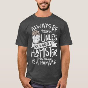 Camiseta Hamster Guiné porco Nocturnal Omnivore Rodent