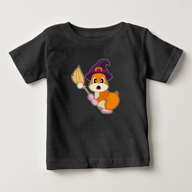 Camiseta Hamster Halloween Beisebol (Frente)