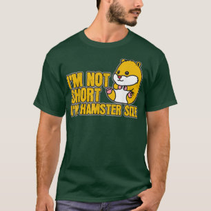 Camiseta Hamster Hammy Short Size Gift Engraçado Pet Animal