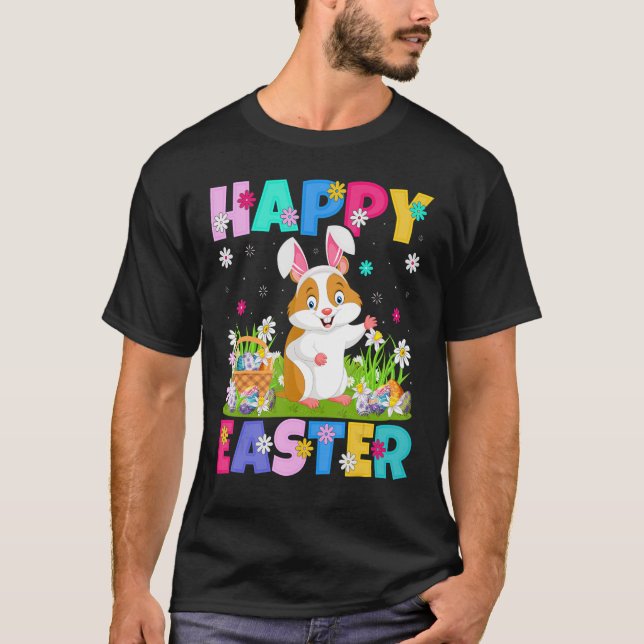Camiseta Hamster   Happy Easter Bunny Hamster Easter Sunday (Frente)