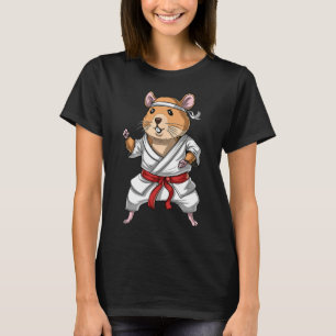 Camiseta Hamster Karate Ninja Jiu-jitsu Judo Taekwondo Mart