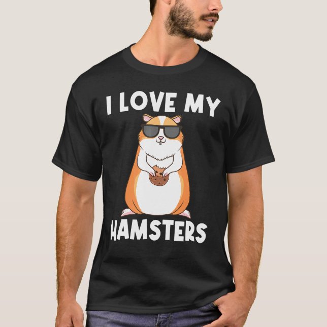 Camiseta Hamster legal Para Homens Mulheres Ani, Rodante Sí (Frente)
